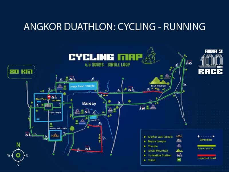 Angkor Duathlon Cycling Route 01
