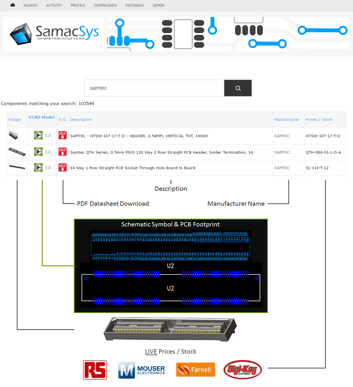 Component Search Engine