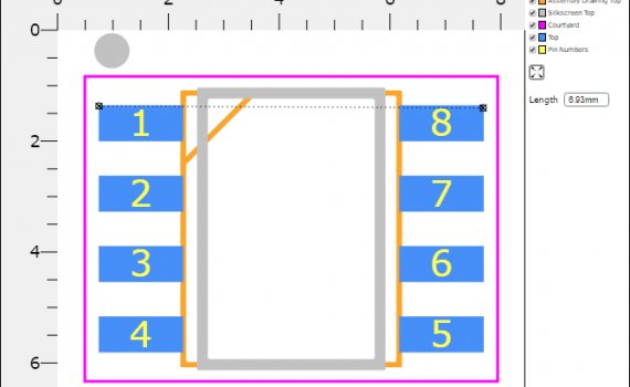 pcb footprint preview