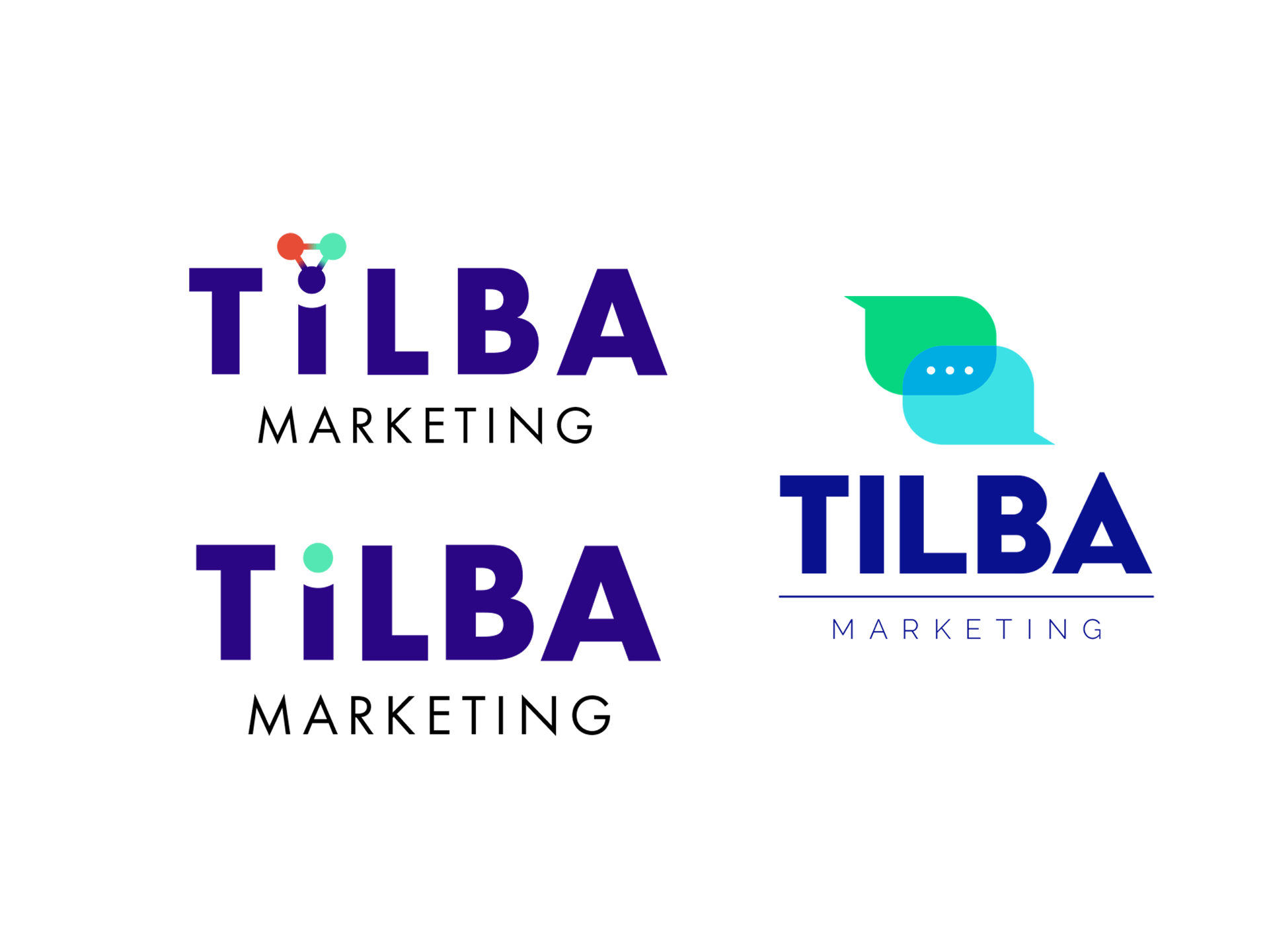 More Tilba logo design concepts