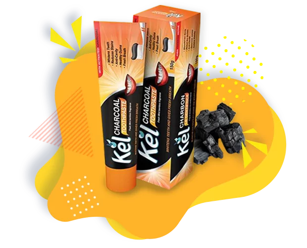 KEL CHARCOAL TOOTHPASTE 150G