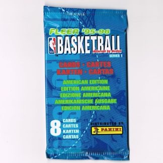 Fleer NBA 1995-96 oöppnat paket