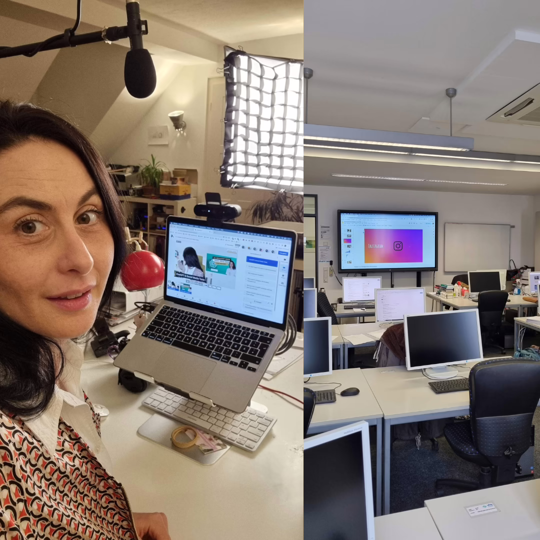 Sandra Staub arbeitet in professioneller Umgebung für Marken.