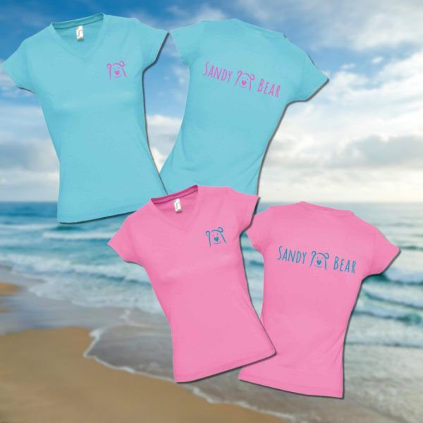 LV Ladies V-Neck Tee Shirt