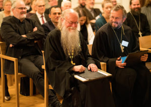 Fr. Andrew Louth and Fr. Cyril Hovorun at the Sigtuna conference