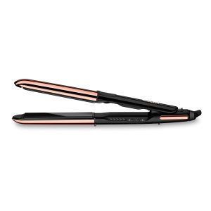 BaByliss ST482E Straight & Curl Brilliance 2-in-1 stijltang met ionische technologie en True-Titanium gladmakende platen