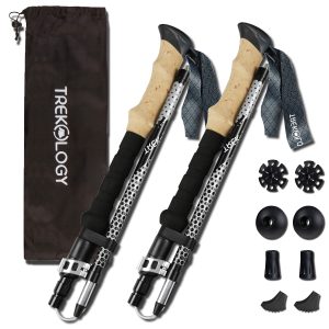 Trek-Z Inklapbare driedelige wandelstok