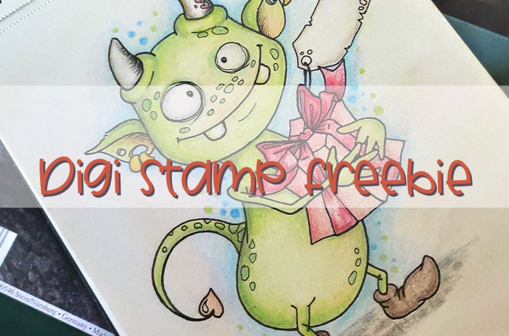 Digi stamp freebie – Gooby