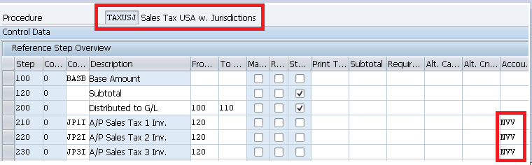 sap tax indicator for account assignment