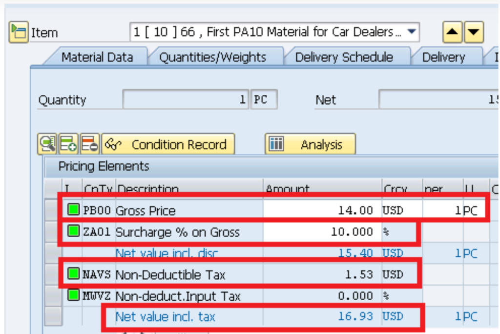 sap tax indicator for account assignment