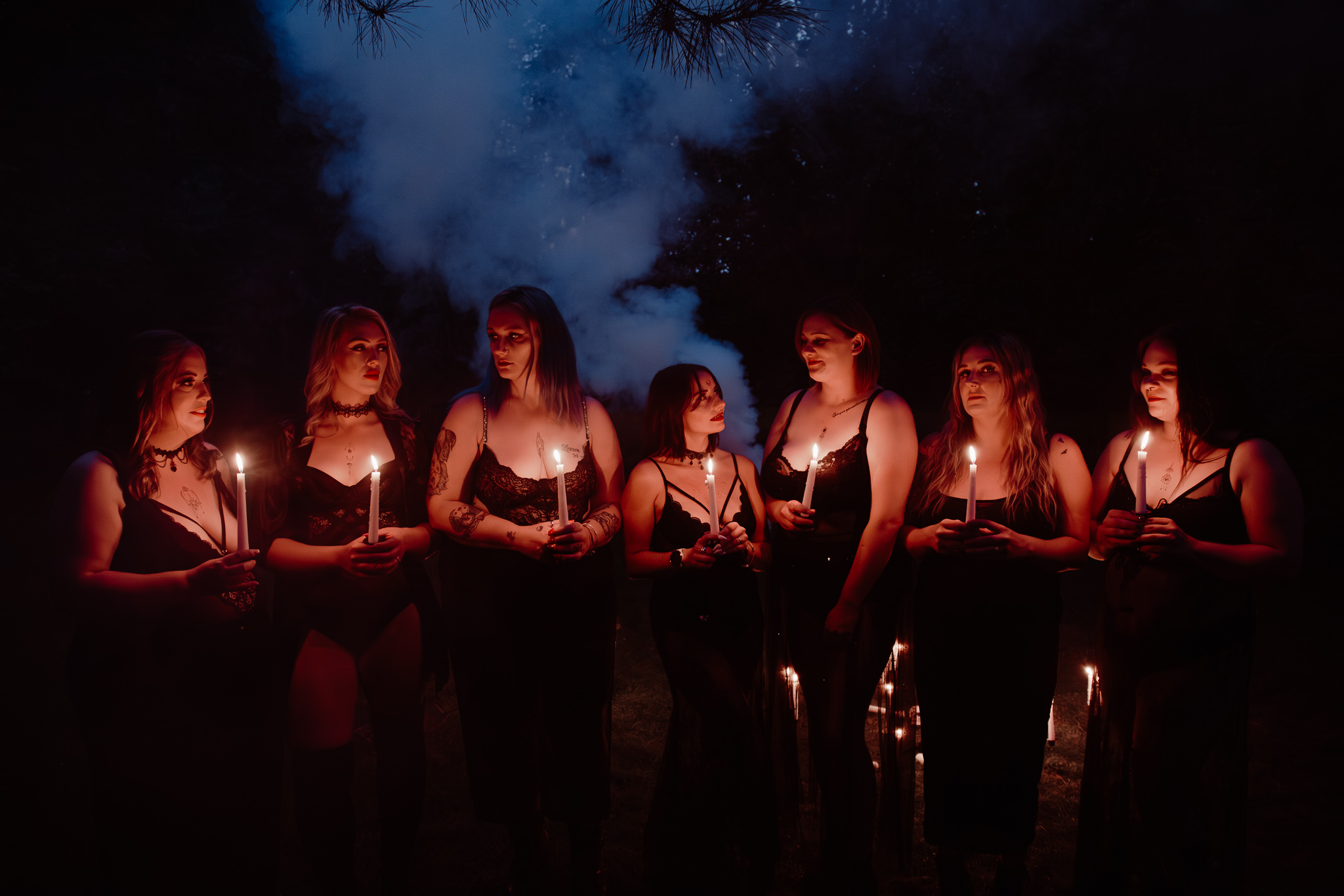 Mystical Halloween Inspired Group Photoshoot