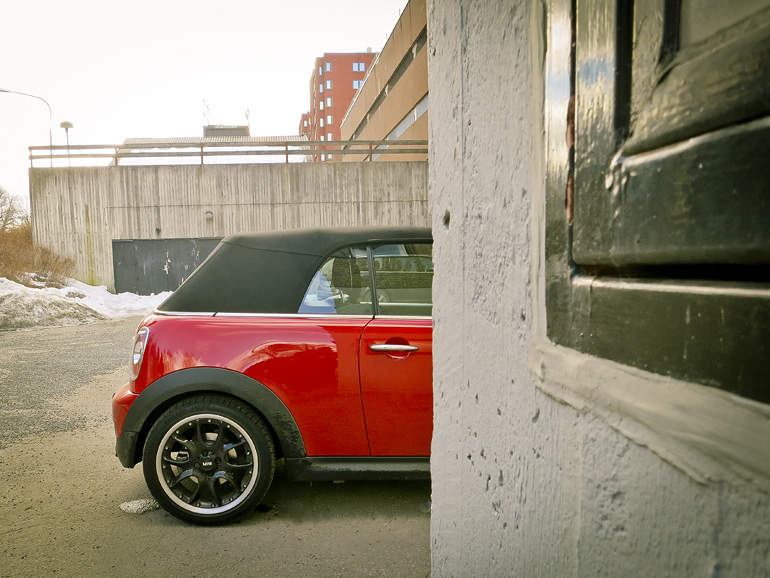 mini cooper cab