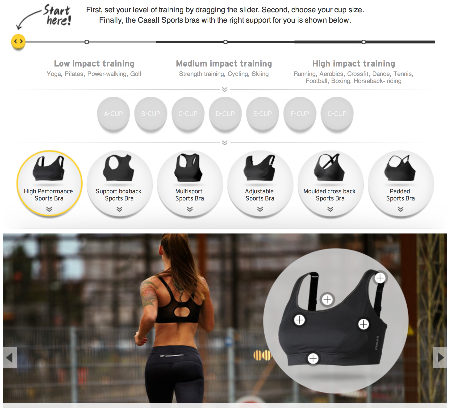 Casall sports bra