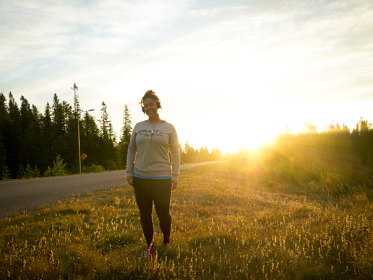 morgonpromenad sälen