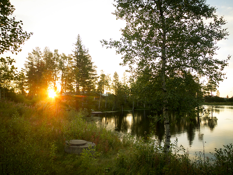 morgonsol sälen