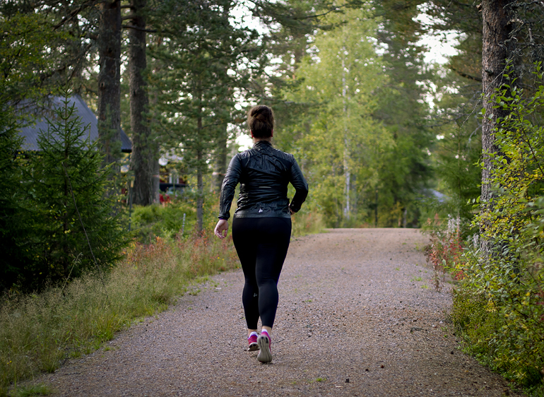 Sara running 1