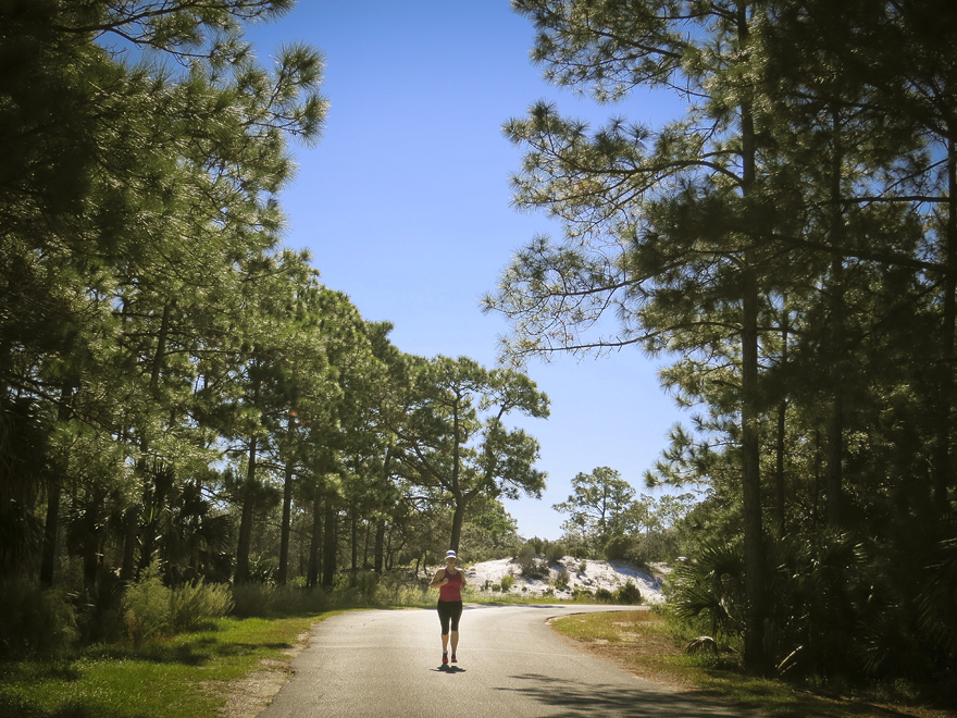 usa 210 karin  running panama city beach state park