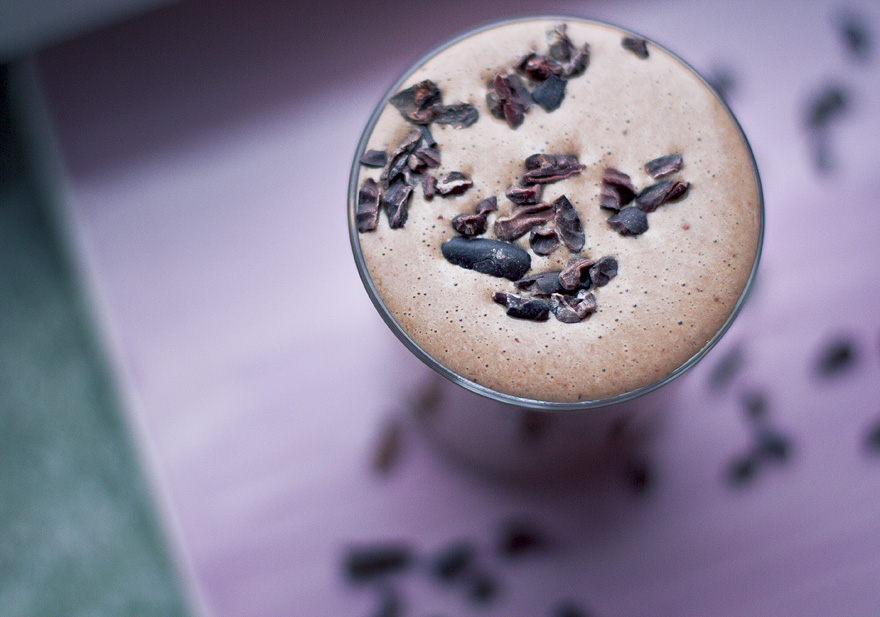 double chocolate protein shake