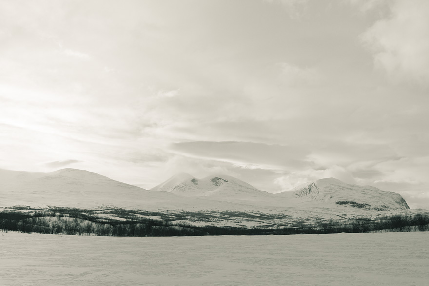 abisko snöskor fjäll vandring