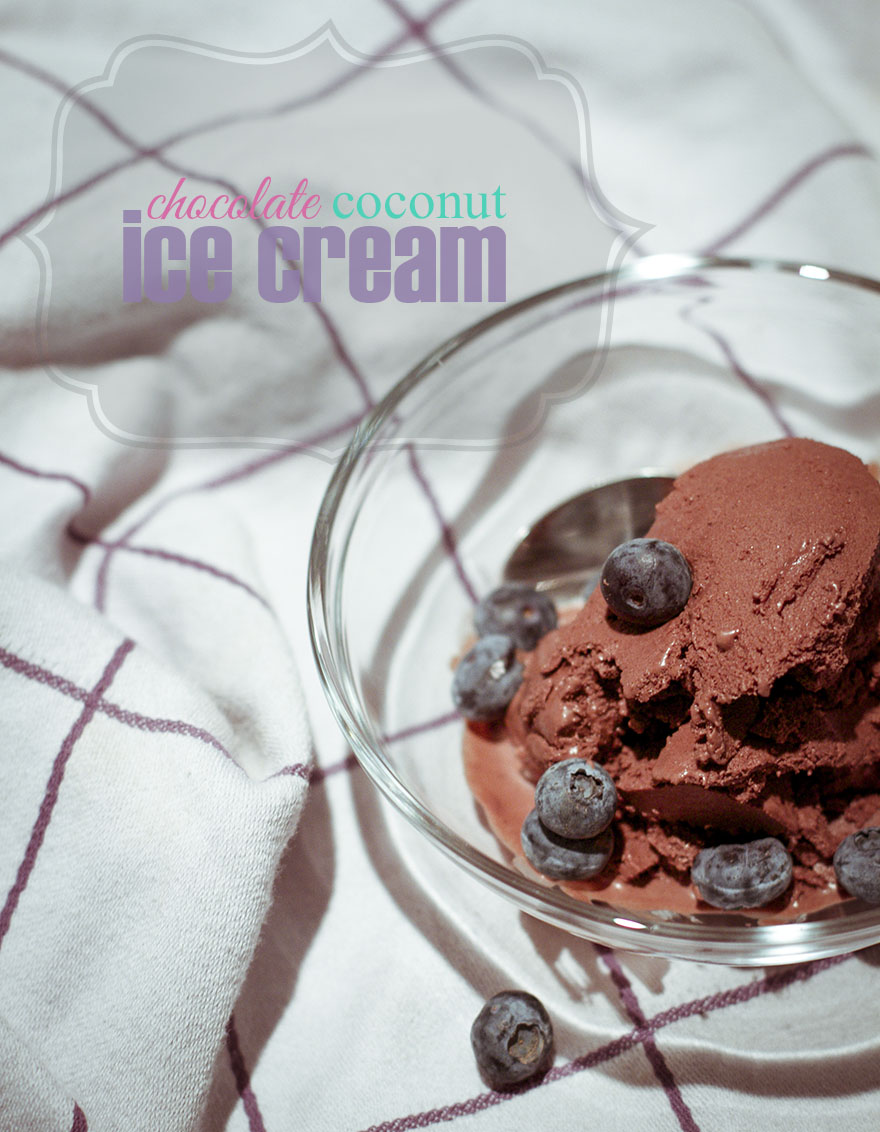 chocolate coconut ice cream