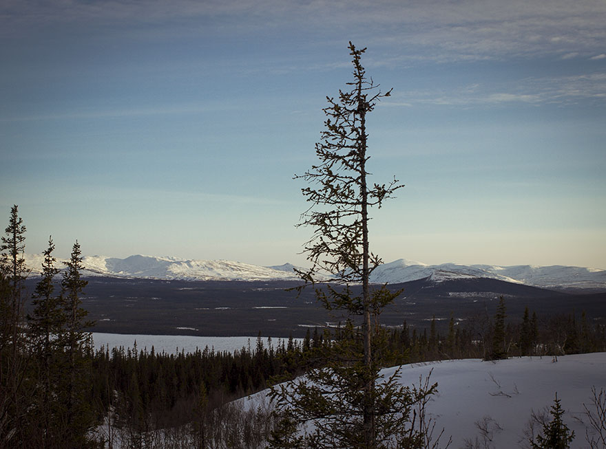 ottsjö fjäll, spår och leder