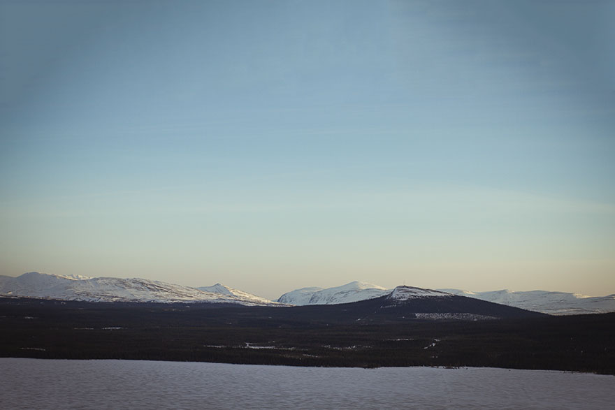 ottsjö fjäll, spår och leder