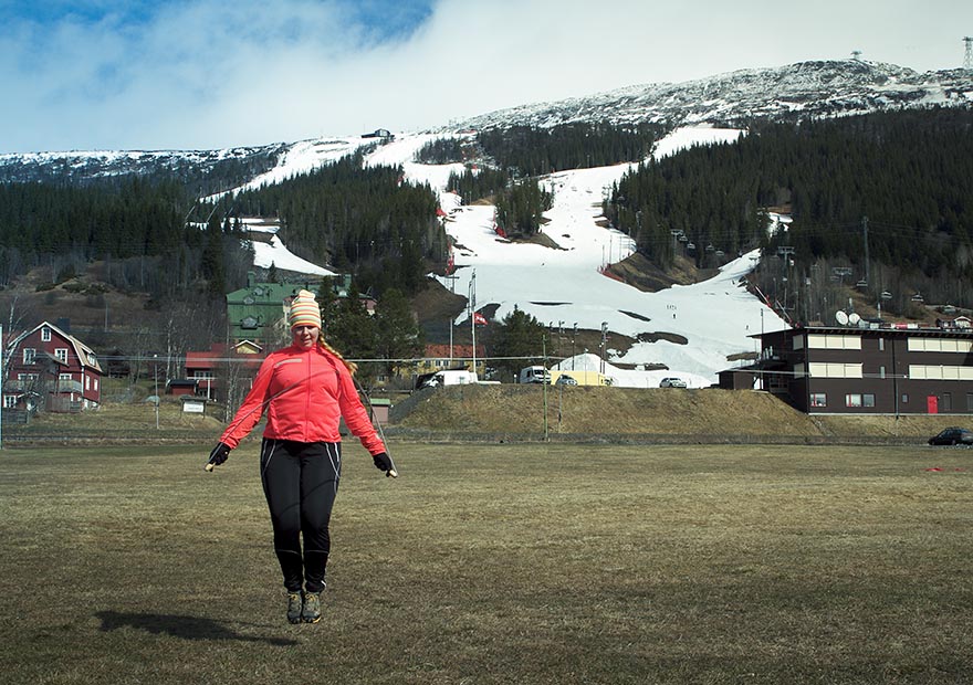 träna i åre, träningsglädje