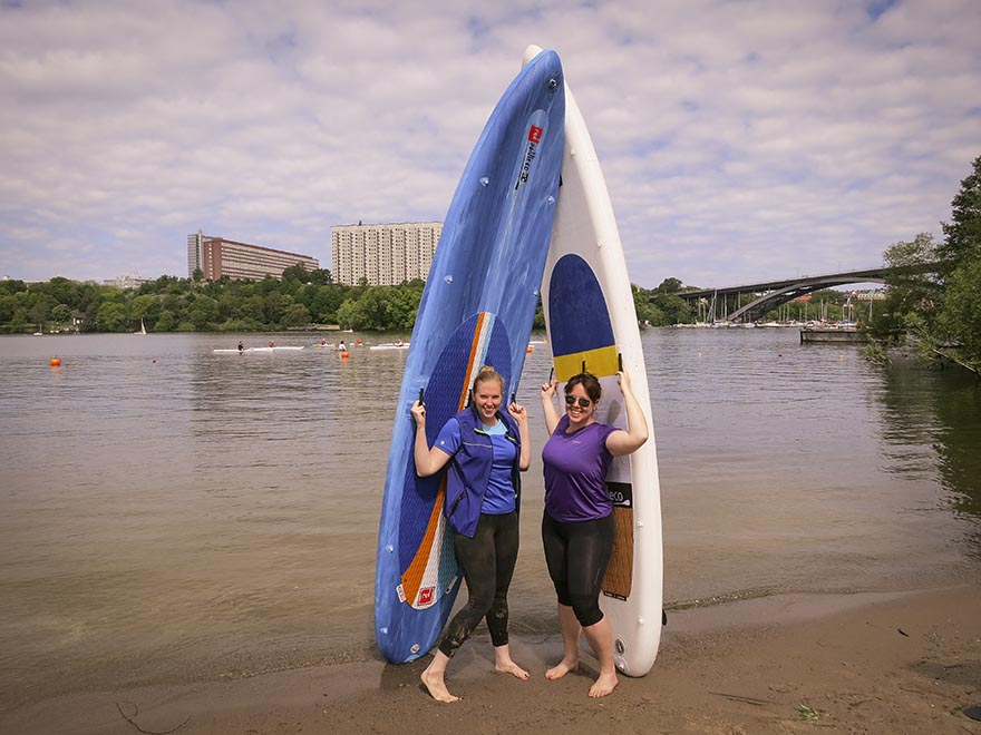 stand up paddling SUP stockholm