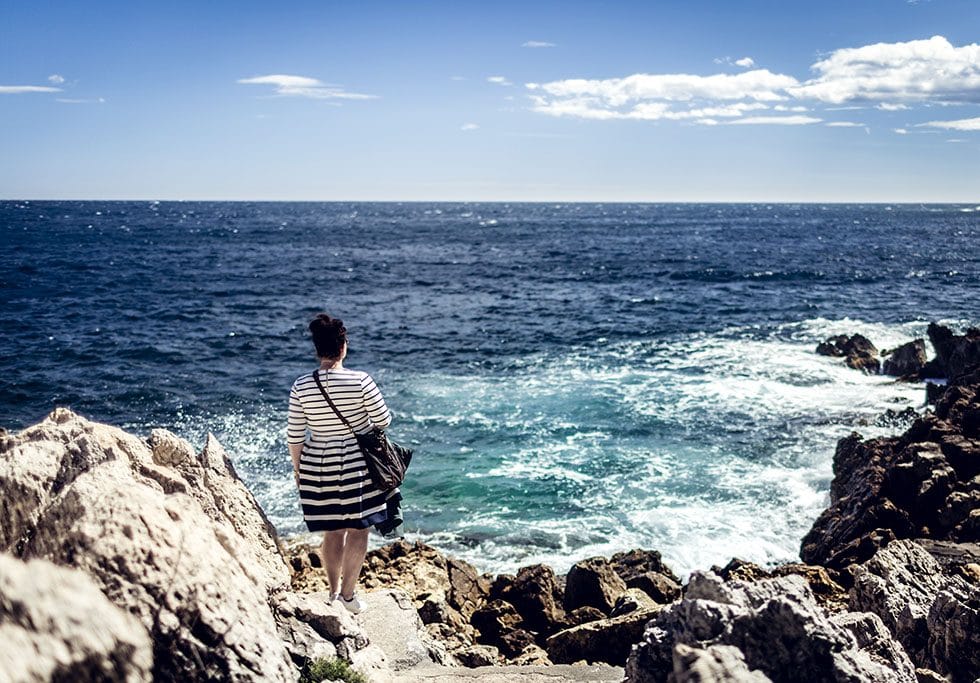 Antibes strandpromenad