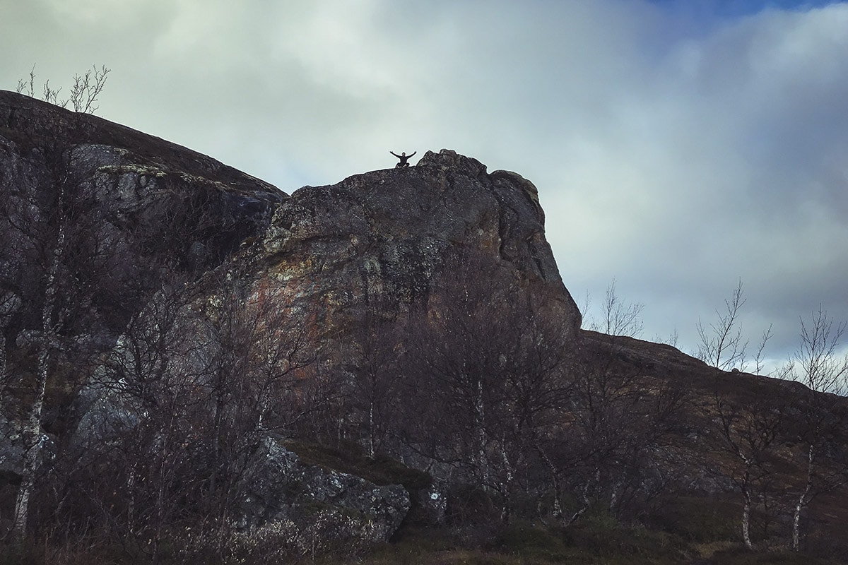 Cykla mtb i Vålådalen - Kyrksten