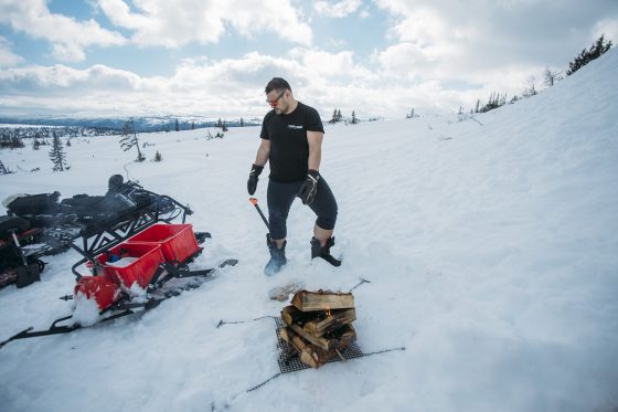 skoter på renfjället