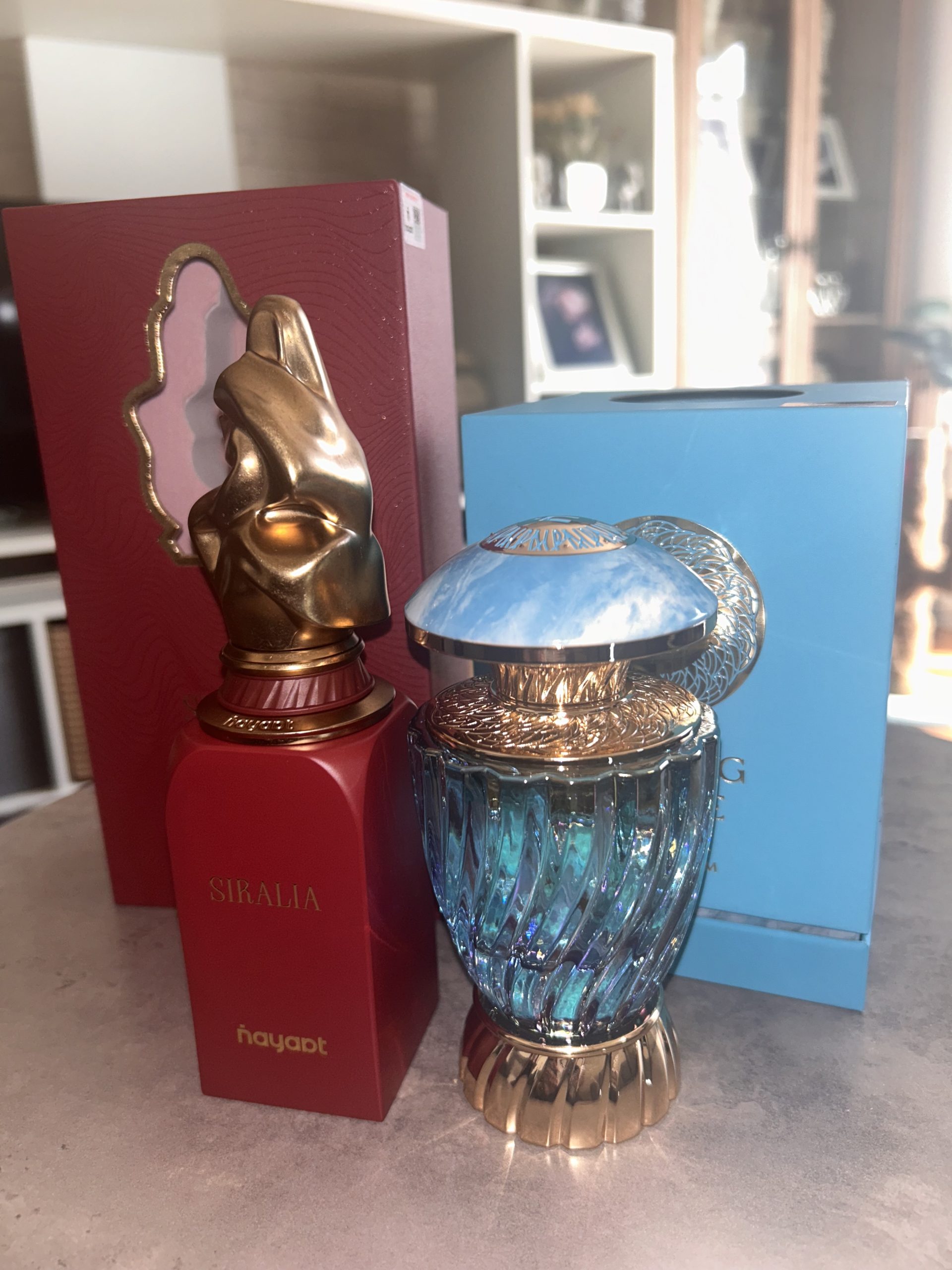 Perfume bottles from Orientica