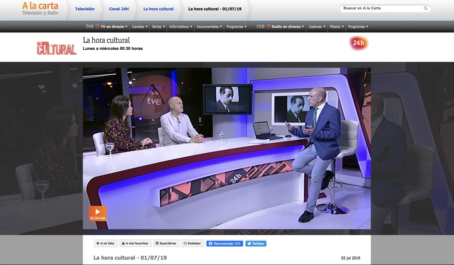 “Saskia Venegas Aernouts interviewed on RTVE’s La Hora Cultural in 2019, Spain’s national broadcast station, discussing the Silenced Voices project. Music theatre maker and composer, also known as Saskia Venegas.”