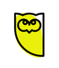 logo, uil, icoontje, studie