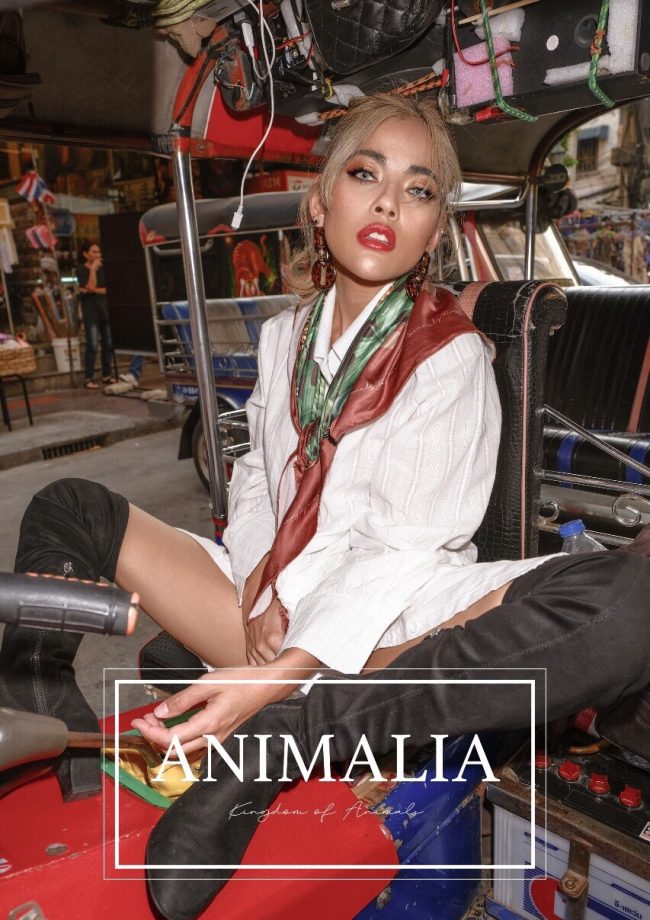 Fashion campaign shoot ANIMALIA thailand make-up by tina derkse - savourbytina