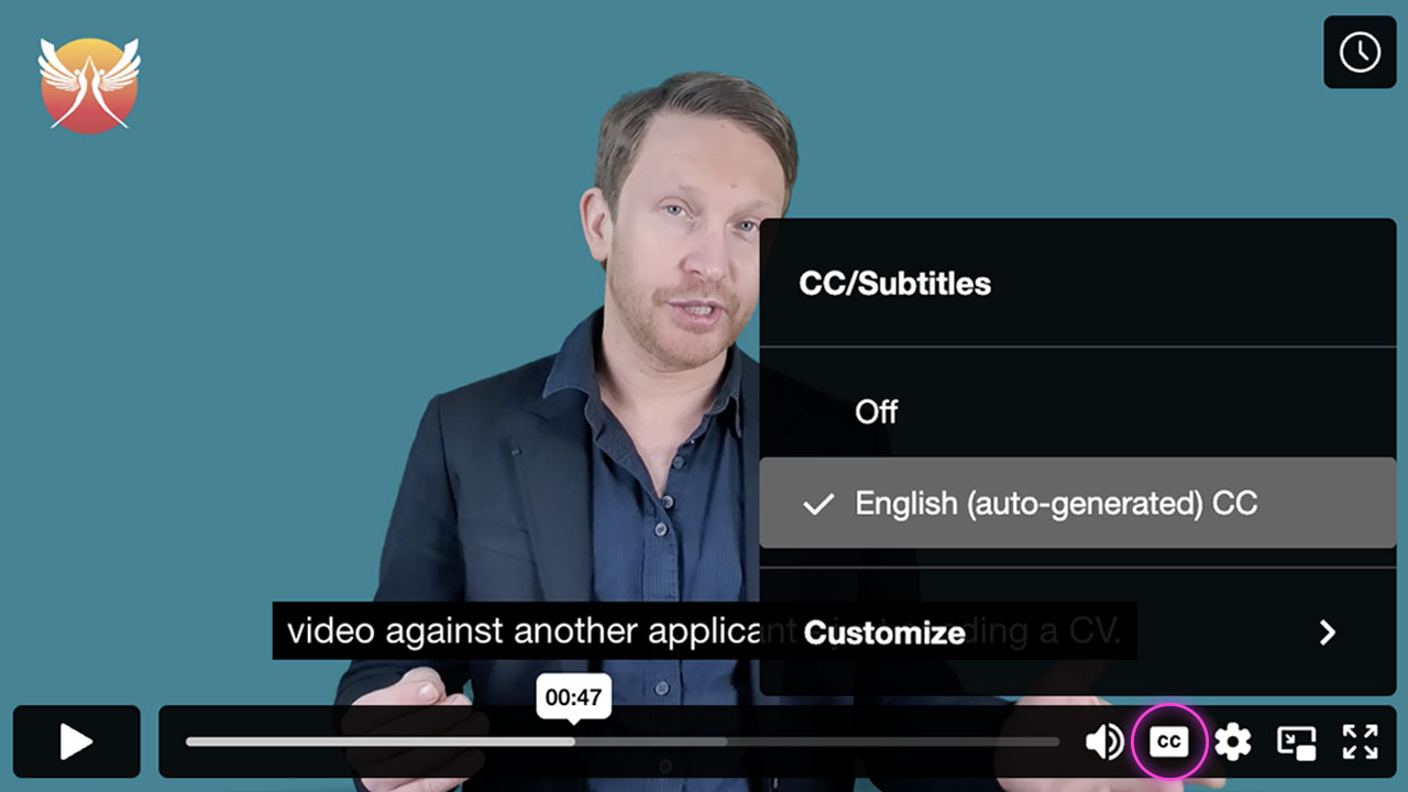 CC Subtitles Instructions