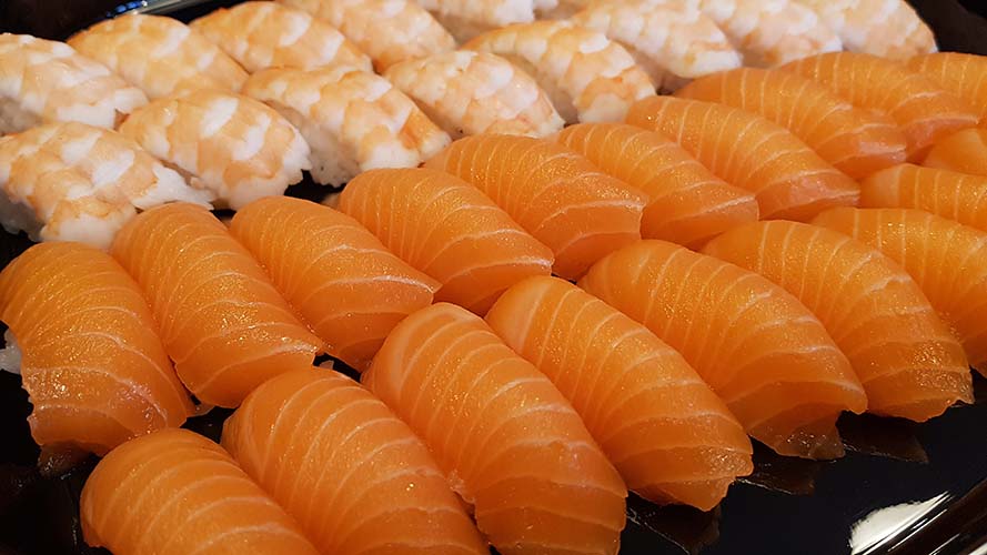 Catering Lachs-Sushi, Lachs-Sushi