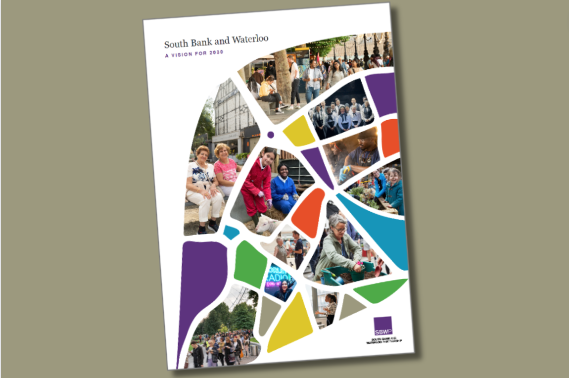 Cover of the Waterloo and South Bank Future Neighbourhoods 2030 report