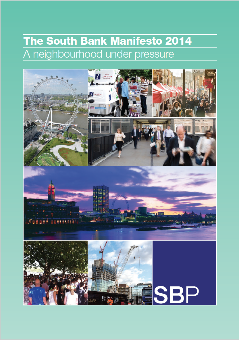 Cover of the South Bank and Waterloo Partnership Covid-19 Recovery Plan