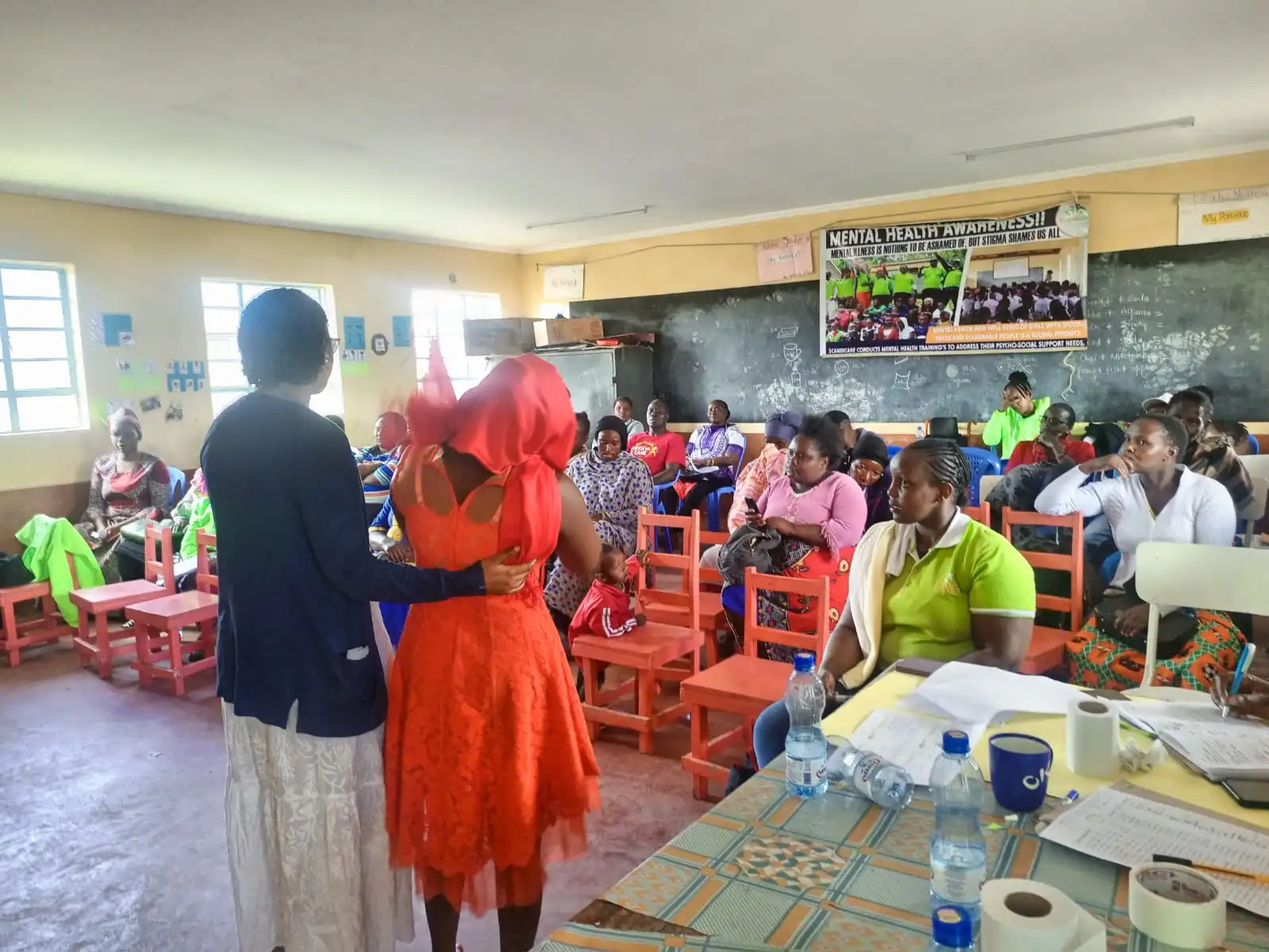 Immaculate Munyao, a clinical psychologist, took the parents through the various stages of grief to help the parents accept their children's situation. The caregivers shared their personal journeys, the wins and the challenges in raising this group of children.
