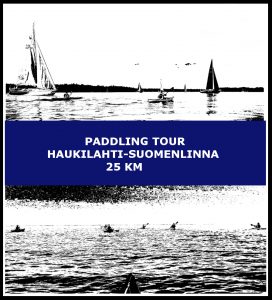 Paddling tour Haukilahti-Suomenlinna 25 km