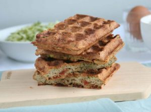 Wafels met bijvoet en rode klaver