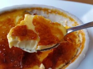 Crème brûlée met saffraan
