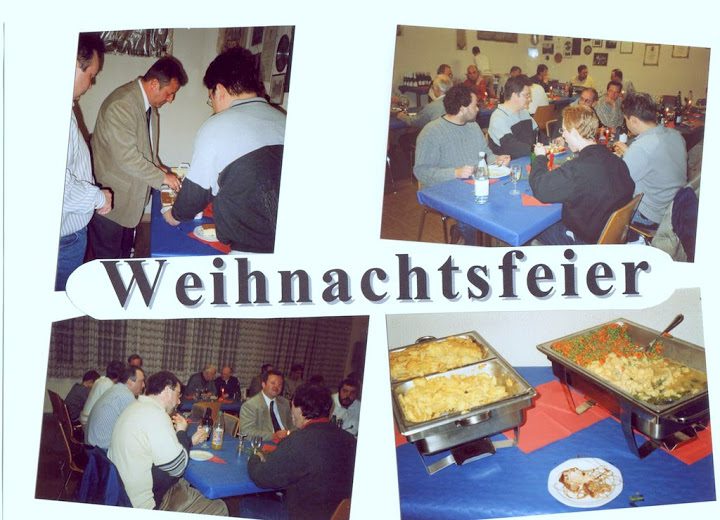 Weihnachtsfeier mit Rückblick 2003