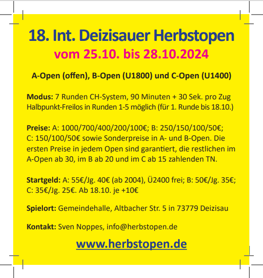 Deizisauer Herbstopen