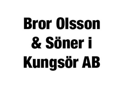 Bror Olsson & Söner i Kungsör AB