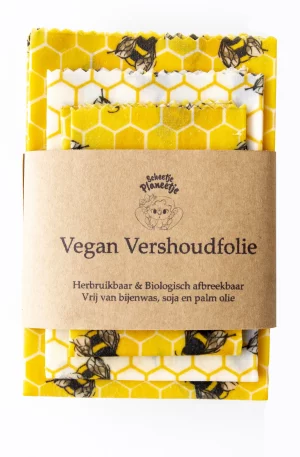 Vegan Beeswax Vershoudfolie - Scheetje Planeetje