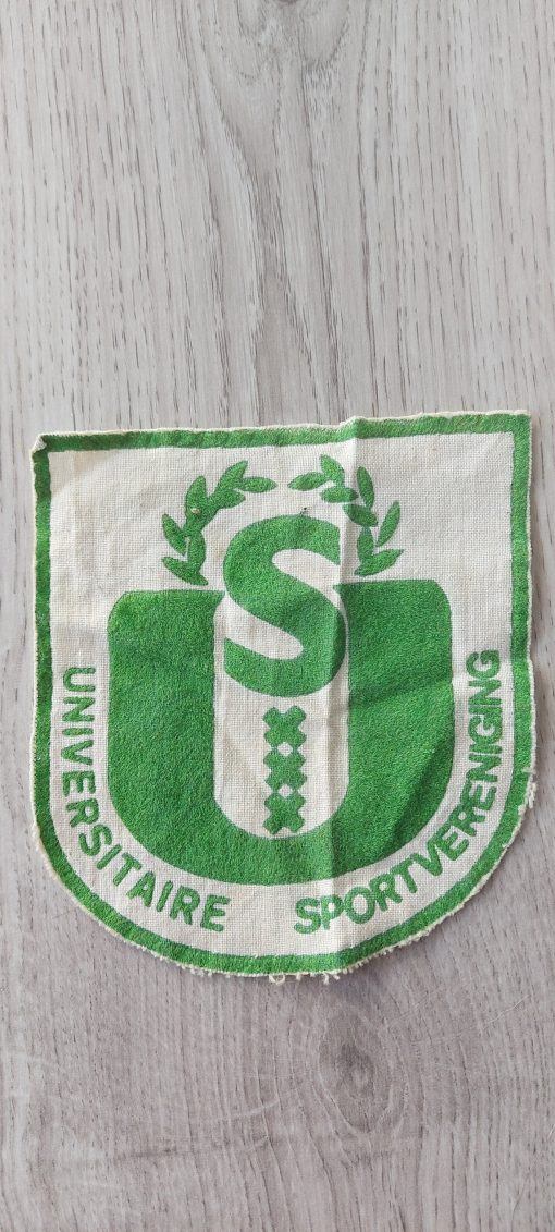 Badge schermen Universiteit Amsterdam vintage