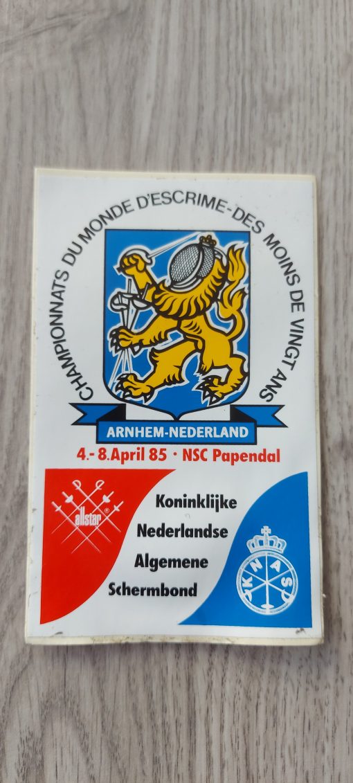 Sticker KNAS JWK onder de twintig Papendal