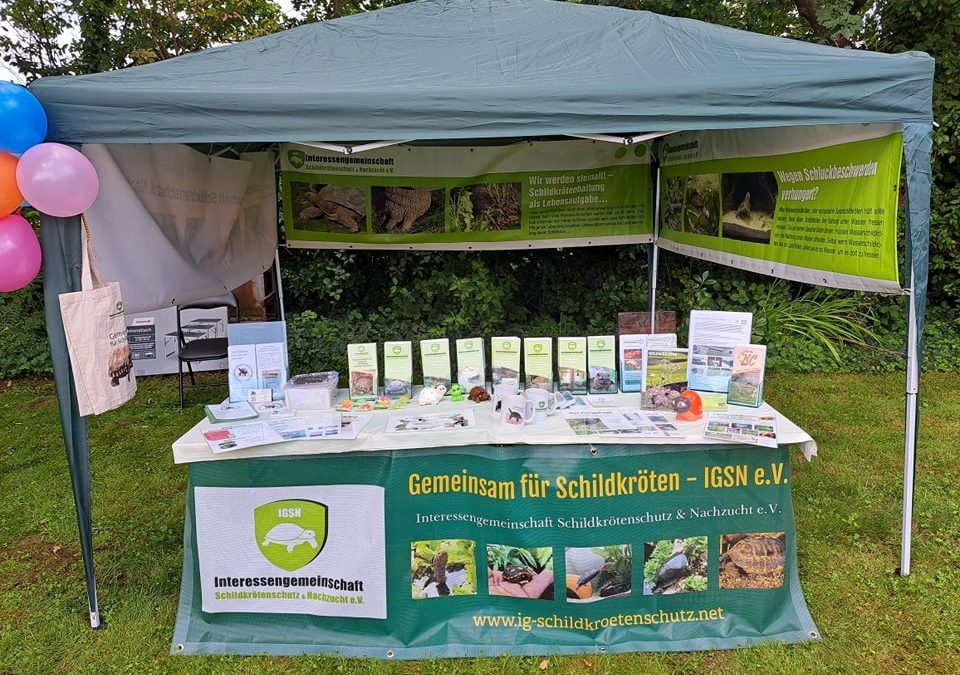 Infostand auf dem Tierheimfest in Senden (Tierheim Lüdinghausen)